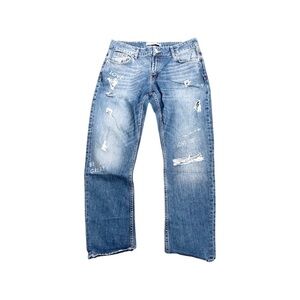 ZARA Z1975 Stamp distressed Basic Denim Jeans size 6